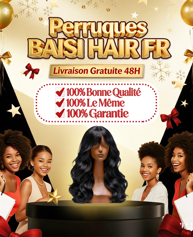 Pour la nouvelle année, je choisirai encore les cheveux humains de BAISIHAIRFR !