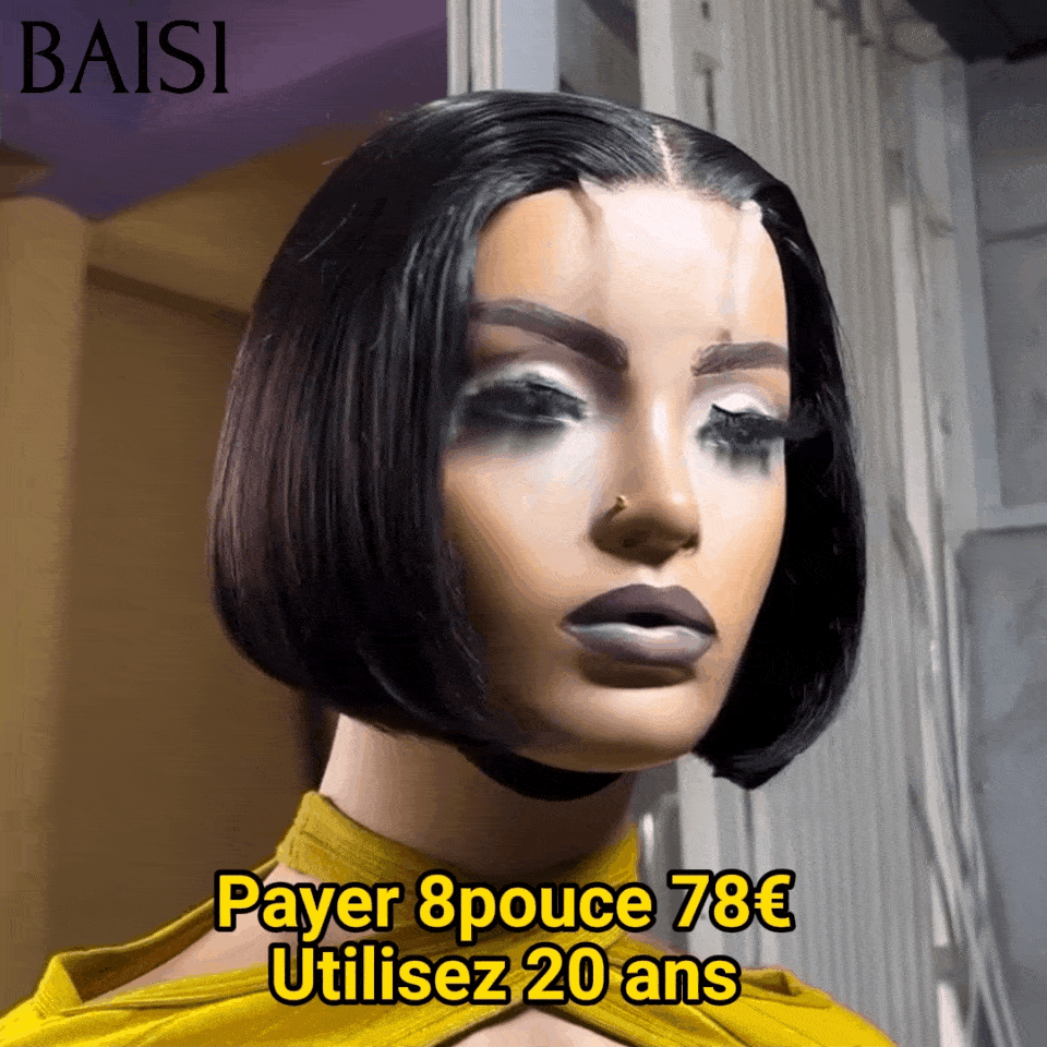 BAISI 13x4 Frontale Lace Perruque 16 Pouces En Couleur Brun avec Racine Noir 1BT27#1B# 148€ ou 10Pouces Marron 138€coupe personnalisée boucles voluminieux ou 2X6 lace 8 Pouces 78€ BOB Vietnam Hair 300% densité plus de 20 ans d' utilisations