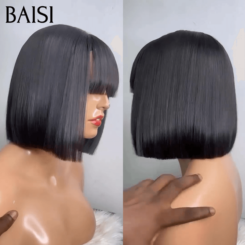 BAISI Vietnam Hair SDD 12 Pouce 79€ Demain Fini de Luxe avec frange 100% Cheveux Humains 