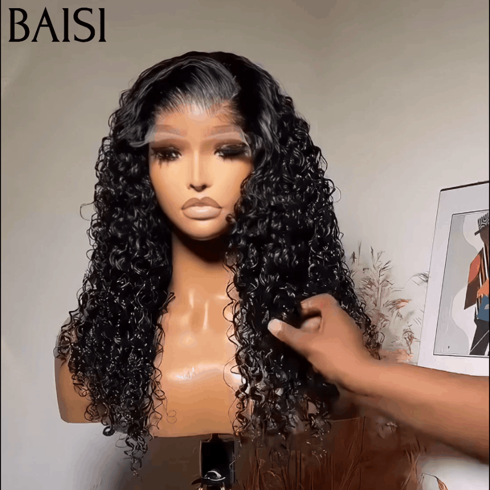 BAISI 4 BOB Parrucche in veri capelli umani a ciocche indiane brasiliane di buona qualità A 289 Euro o T part lace 18 pollici 149 euro ricci afro 250% densità FR38