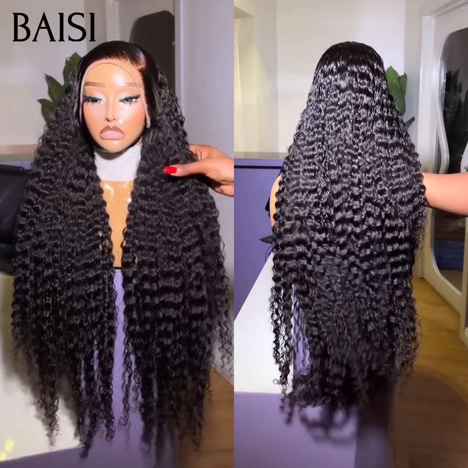 BAISI 300% Volume grande lace Frontale 13X4 perruque Curly wave moitié prix 30 Pouces 399€ plus de 20 ans d' utilisations en 100% cheveux humains MP50
