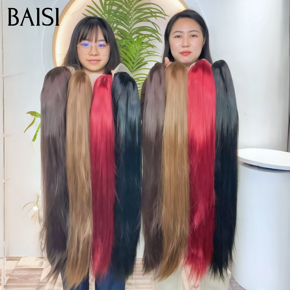 BAISI humain hair promo 1 egg wave 12 pouce marron 100€ ou 4 Perruques 100€ 24 Pouces différentes 4 couleurs noir bordeaux marron miel stock limité soldes blended human hair