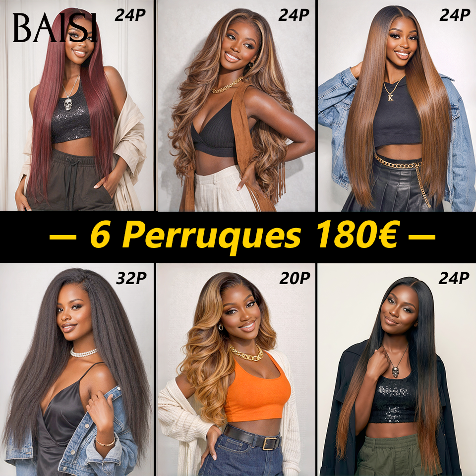 Usine grossiste 1 couleur vietnam hair 8p 99€ ou 6 Perruques 180€ long lisse différentes tailles différentes couleurs soldes blended human hair sans retour