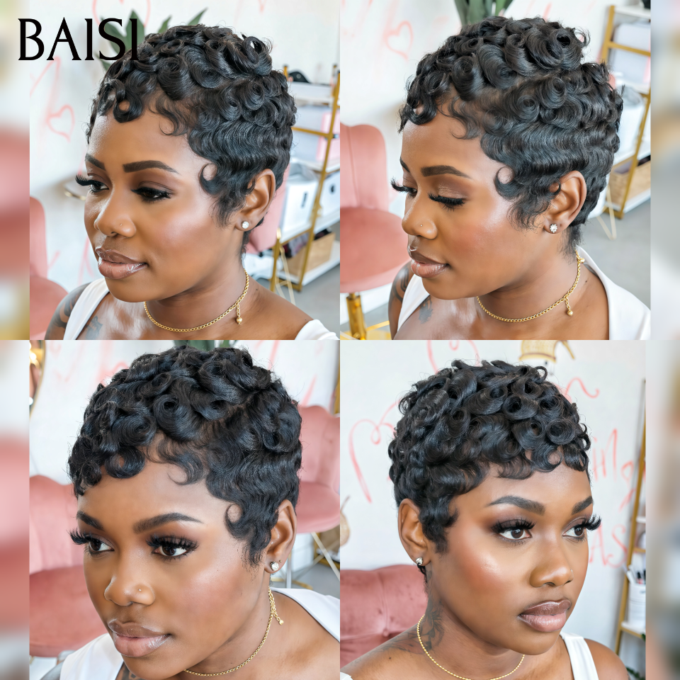 BAISI Promo Limitée 13X4 lace perruques chioma 39€ Sans Colle en 100% vrais cheveux humains