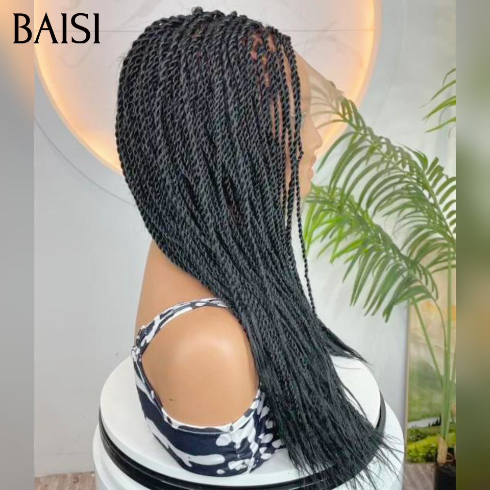 Nouveau produit Full Lace Coiffure déjà Perruque avec coiffure natte 100% Cheveux Humains
