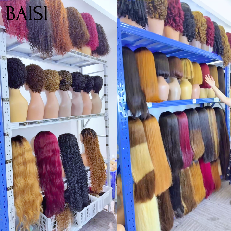 BAISI Fournisseur grossiste 2 BOB 100€ 13x4 lace pixie perruque ou 10 perruques 150€ (32p+24p+14p+10p)différentes couleurs promotion valise aujourd'hui stock pas bcp blended humains hair sans retour