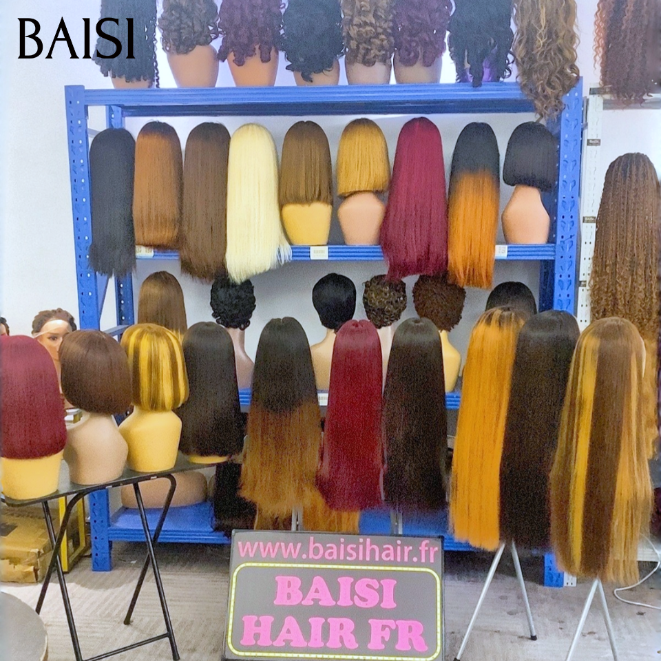BAISI Prix d'usine 1 perruque 110€ ( 100% VIETNAM HAIR ) ou 10 perruques 150€ (6 longues lisses 32p et 24p + 4 courtes 10p et 14p ) couleurs facile à revendre soldes blended humains hair sans retour