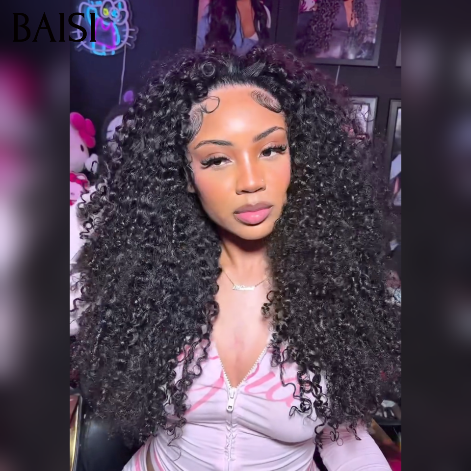 BAISI Nouvelle Arrivée Promo 100% Raw Hair curly wave 20 pouces en noir 128€ ou 13X4 lace frontal BOB curly wave 14 pouces Moitié Prix en couleur NOIR Mixte Miel 85€ 100% cheveux humains