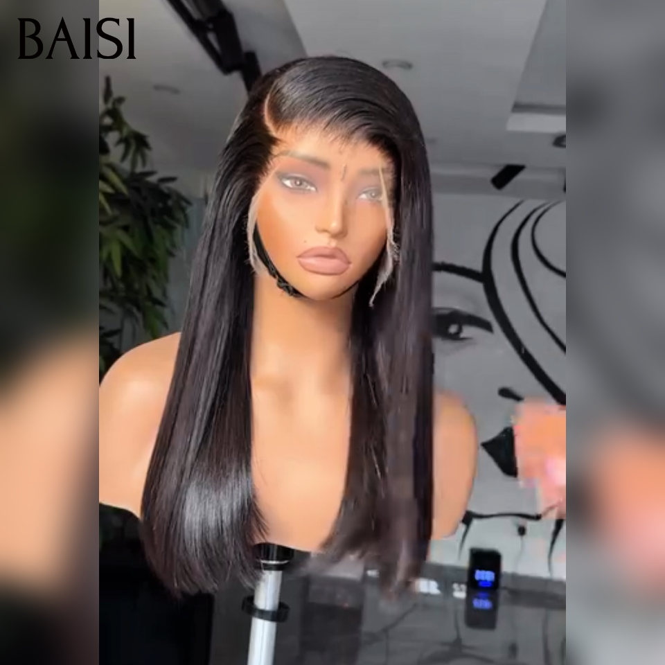 BAISI Qualité SDD Bone Straight Vietnam Hair 9x6 Lace 8 pouces 115€ Sans Colle 250% Densité 100% Vietnam Hair