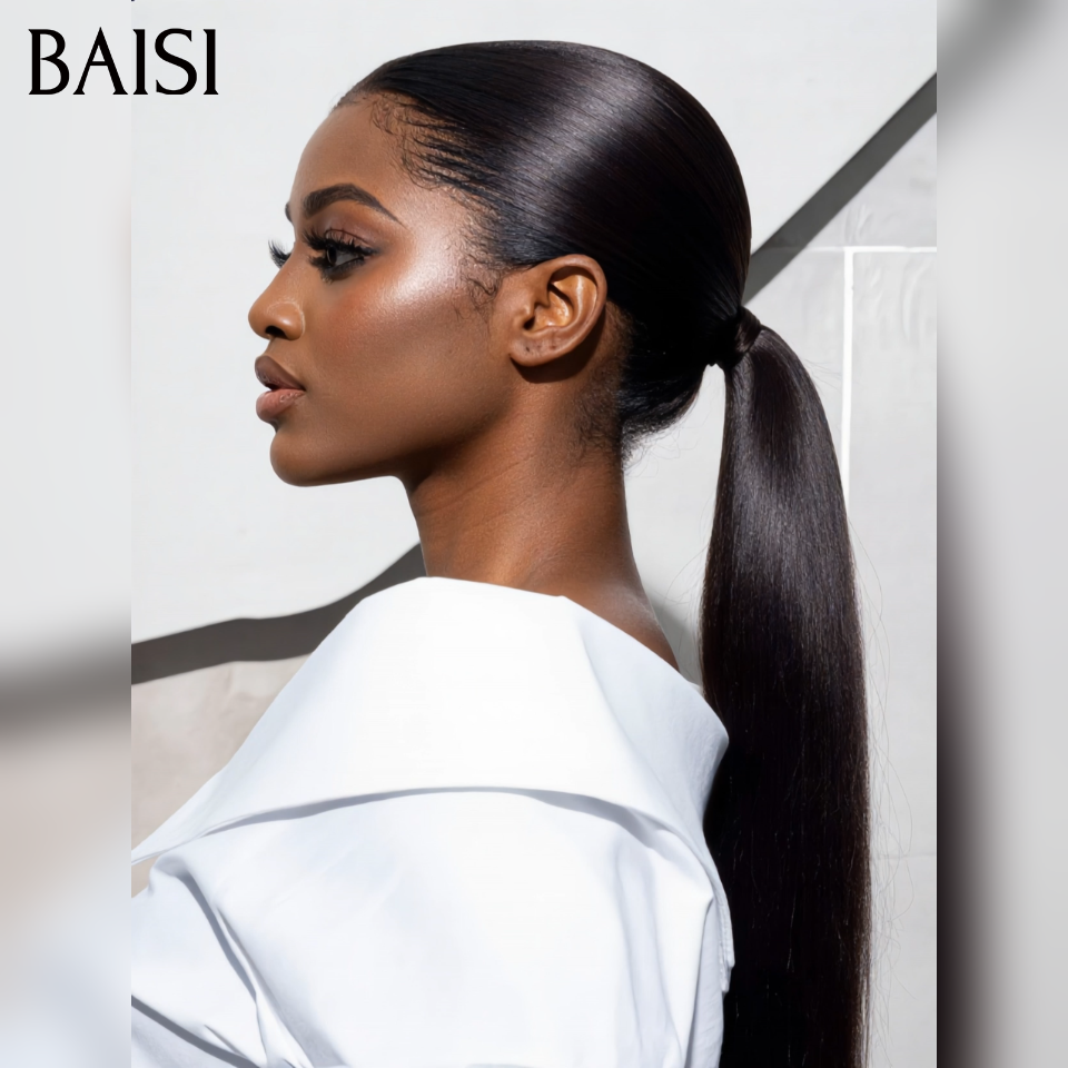 BAISI PROMO Maintenant 1 perruque lisse noir 24 pouces 1B 140€ ou 2 couleurs 1b et 99j 24 Pouces pour revendre cheveux humains 100% raw hair stock limité