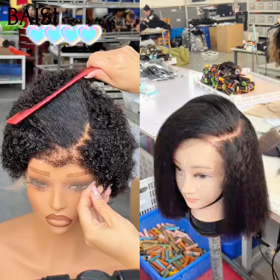 Offre speciale petit budjet 2 perruques promo 99€ valide aujourd;hui seulement 1 pixie curly et 1 kinky lisse10p avec lace frontale 100% vrais cheveux humains raw hair