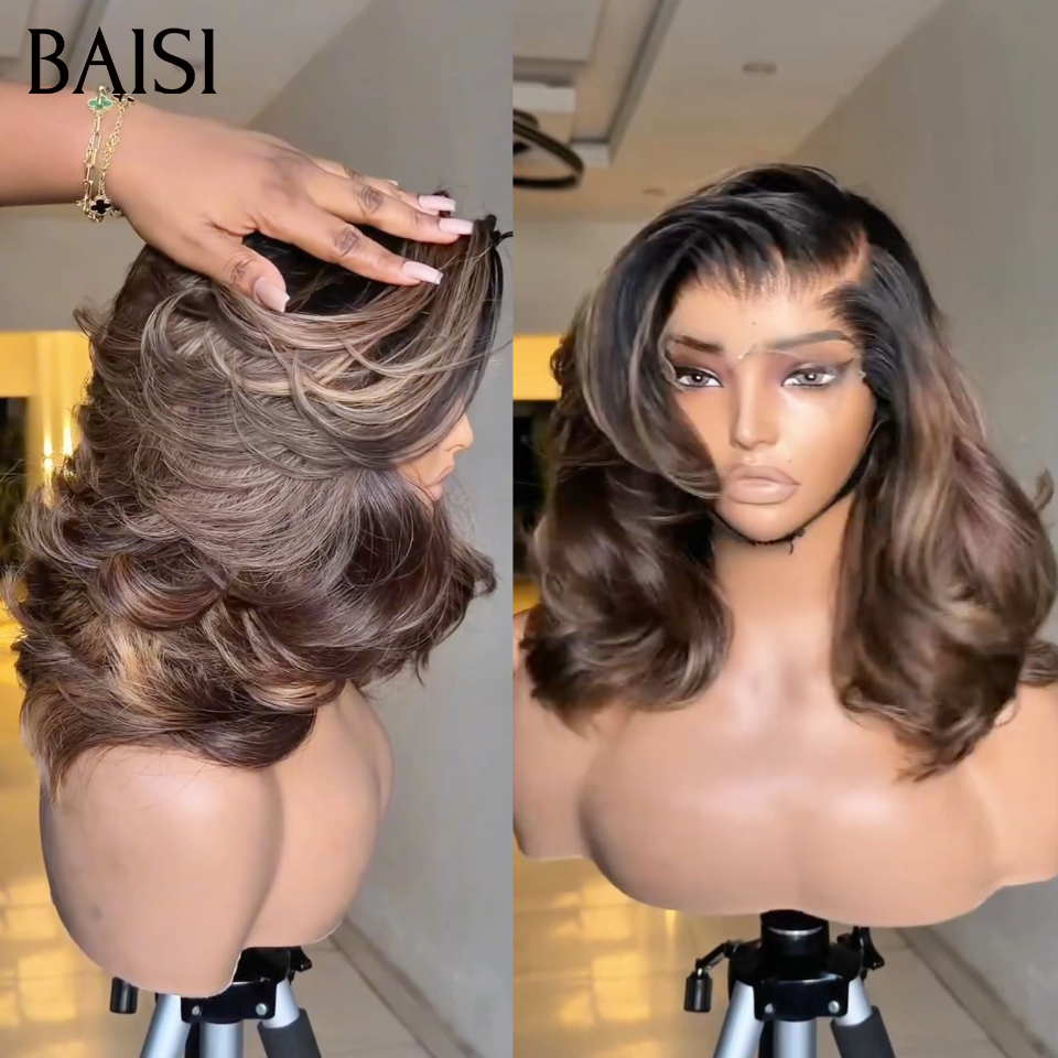 BAISI humain hair promo 1 egg wave 12 pouce marron 100€ ou 4 Perruques 100€ 24 Pouces différentes 4 couleurs noir bordeaux marron miel stock limité soldes blended human hair