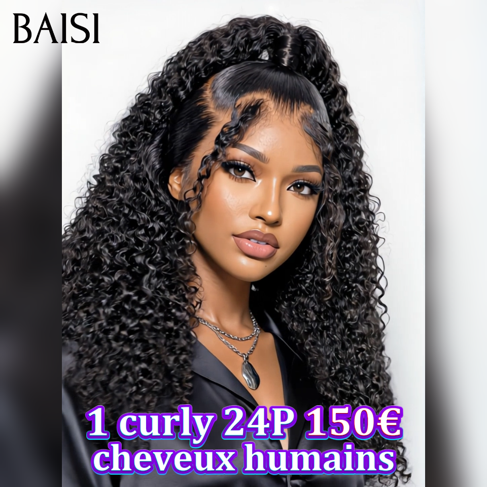 BAISI Prix Fournisseur Vente en gros 3 raw hair 18p 250€ ou en chignon bun curly 24P 150€ cheveux humains ou 10 Perruques 250€ Le Dernier Panier en 100% Cheveux Humains