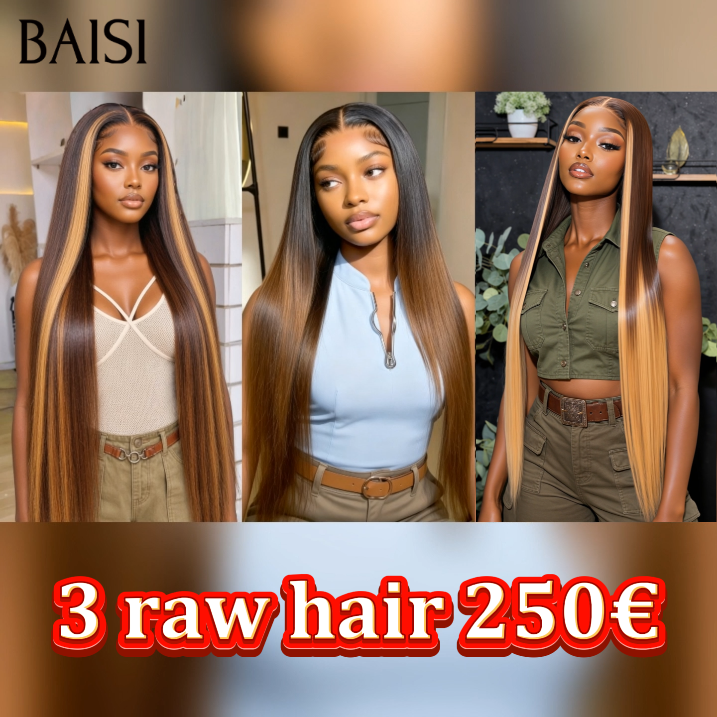 Usine grossiste 3 raw hair 18p 250€ ou 1 bob lisse 10P 69€ ou 1 Carton 200€ 14 perruques longues différentes couleurs noir bordeaux marron miel mixte belle texture lisse wave bob tailles différentes (32p+24p+20p+12p+10p) stock limité soldes sans retour
