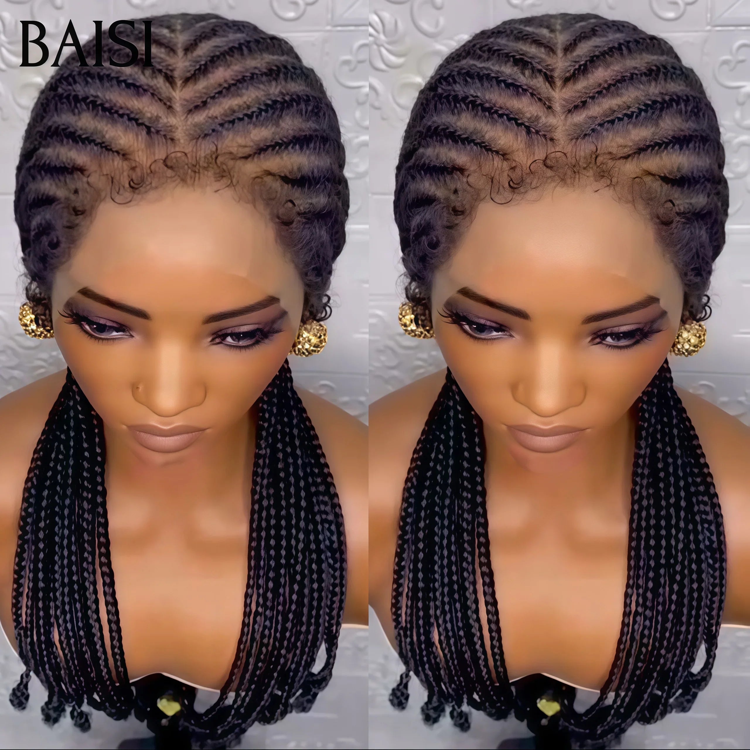 BAISI Full Lace Synthetic Hair Braid