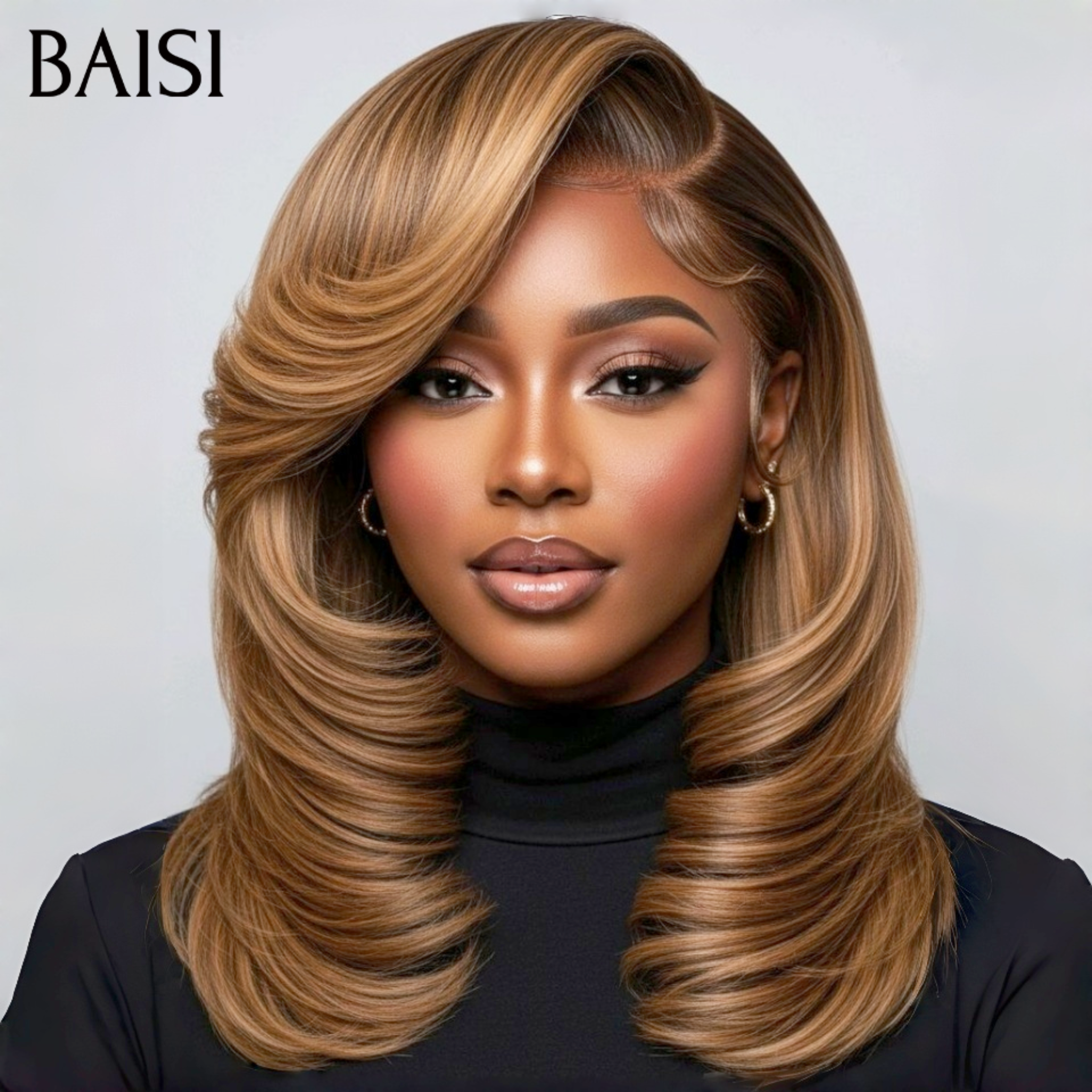 BAISI 4 Perruques pour revendre 339€ Facile à Revendre de perruques différents 24 pouce + 18 pouce +12 pouce + 10 pouce PROMO 100% Cheveux Humains
