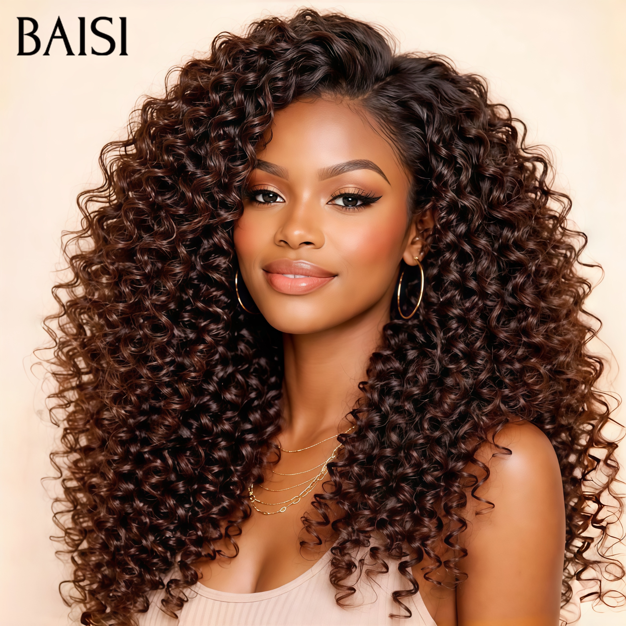 BAISI 4 Perruques pour revendre 339€ Facile à Revendre de perruques différents 24 pouce + 18 pouce +12 pouce + 10 pouce PROMO 100% Cheveux Humains
