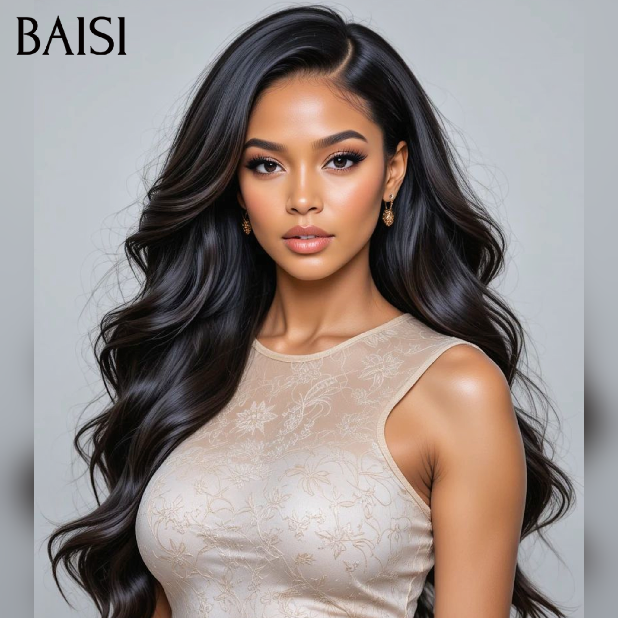 BAISI 2 Perruques Prix Grossite 250€ Facile à Revendre textures différents lisse et wave PROMO 100% Cheveux Humains