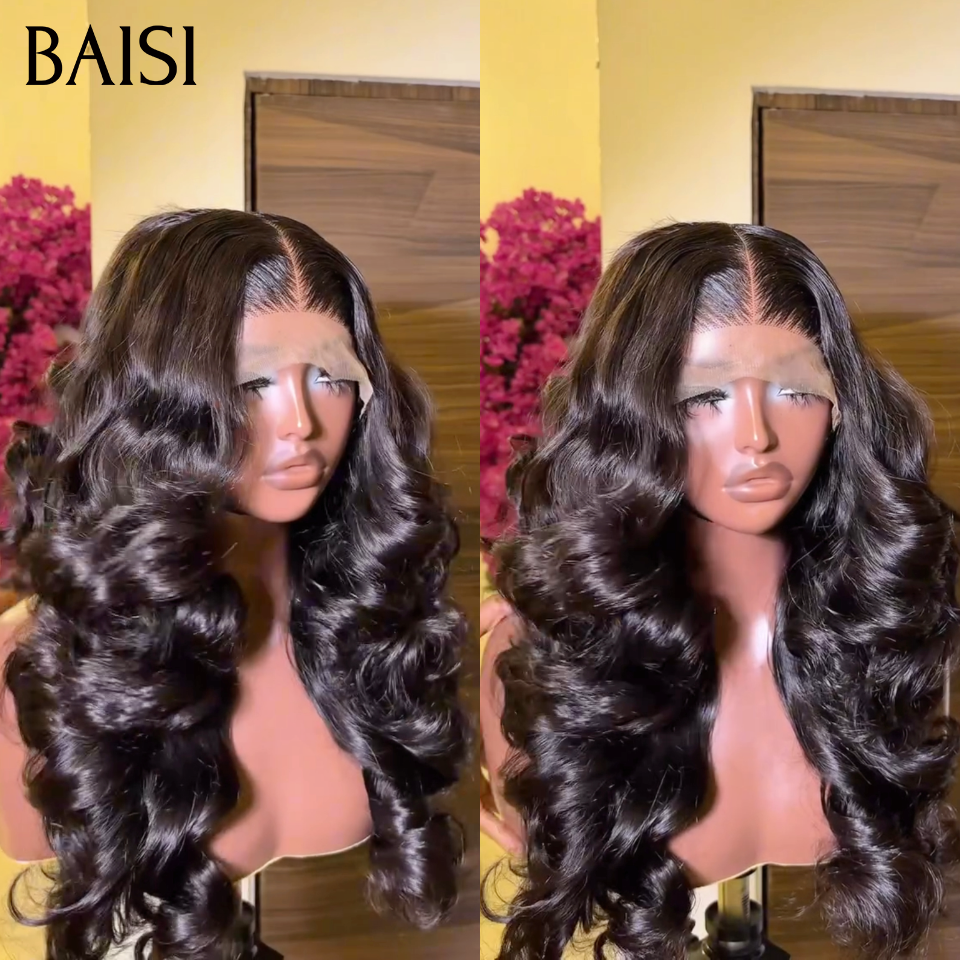 BAISI 13X4 Lace Frontal Body wave 18 et 22pouces en 100% Cheveux Humains Reçu sous 48H TVA = 0€ Stock Limité