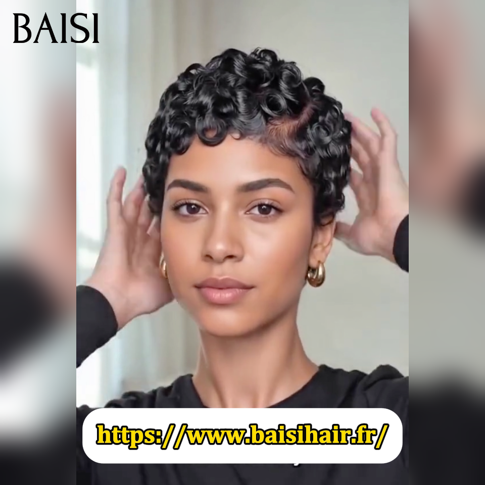 Usine grossiste 1 pixie finger frontale 59€ Confortable porter Aéré sans avoir chaud ou 10 Perruques en Soldes 150€ en 100% Cheveux Humains