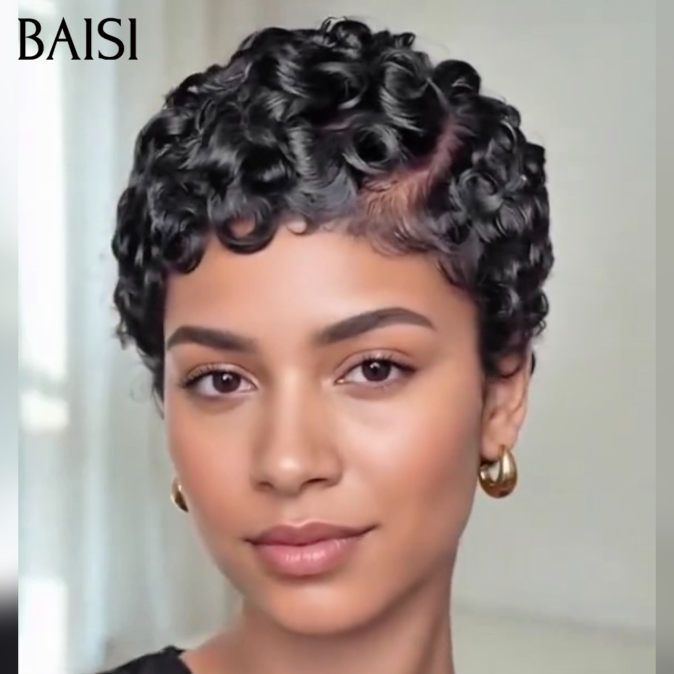 Usine grossiste 1 pixie finger frontale 59€ Confortable porter Aéré sans avoir chaud ou 10 Perruques en Soldes 150€ en 100% Cheveux Humains