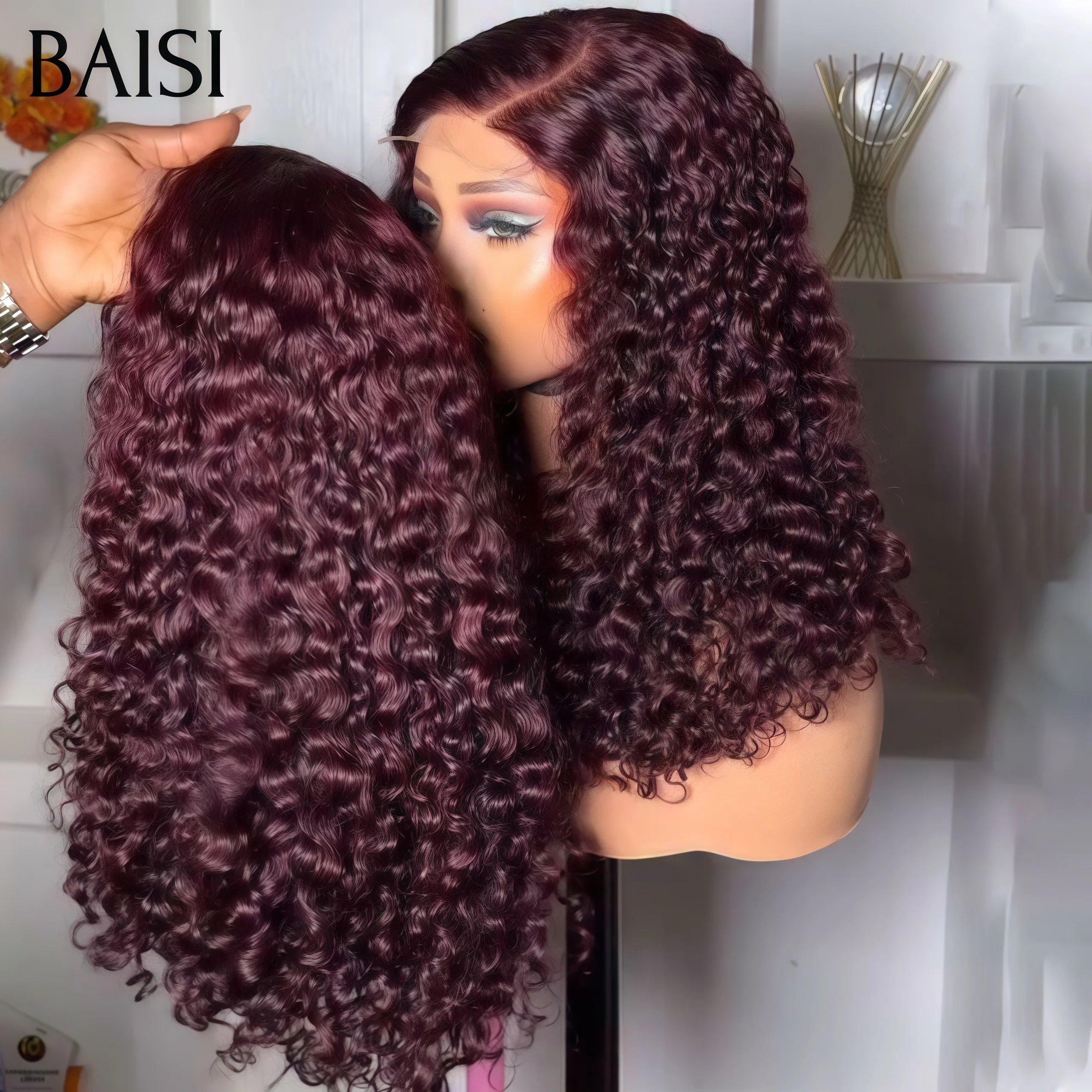 Parrucca BAISI 13X4 Onda Riccia NERO Mix marrone 1B#30# 18 pollici € 179 Densità del 300% in capelli umani al 100% CODICE: BAISI20