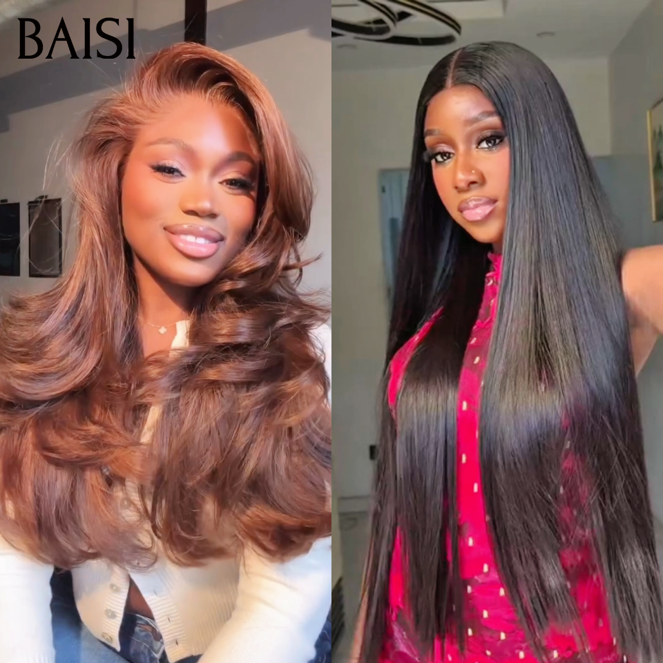 BAISI Lote de 3 perucas 79€ preço acessível boné com rabo de cavalo cabelo sintético