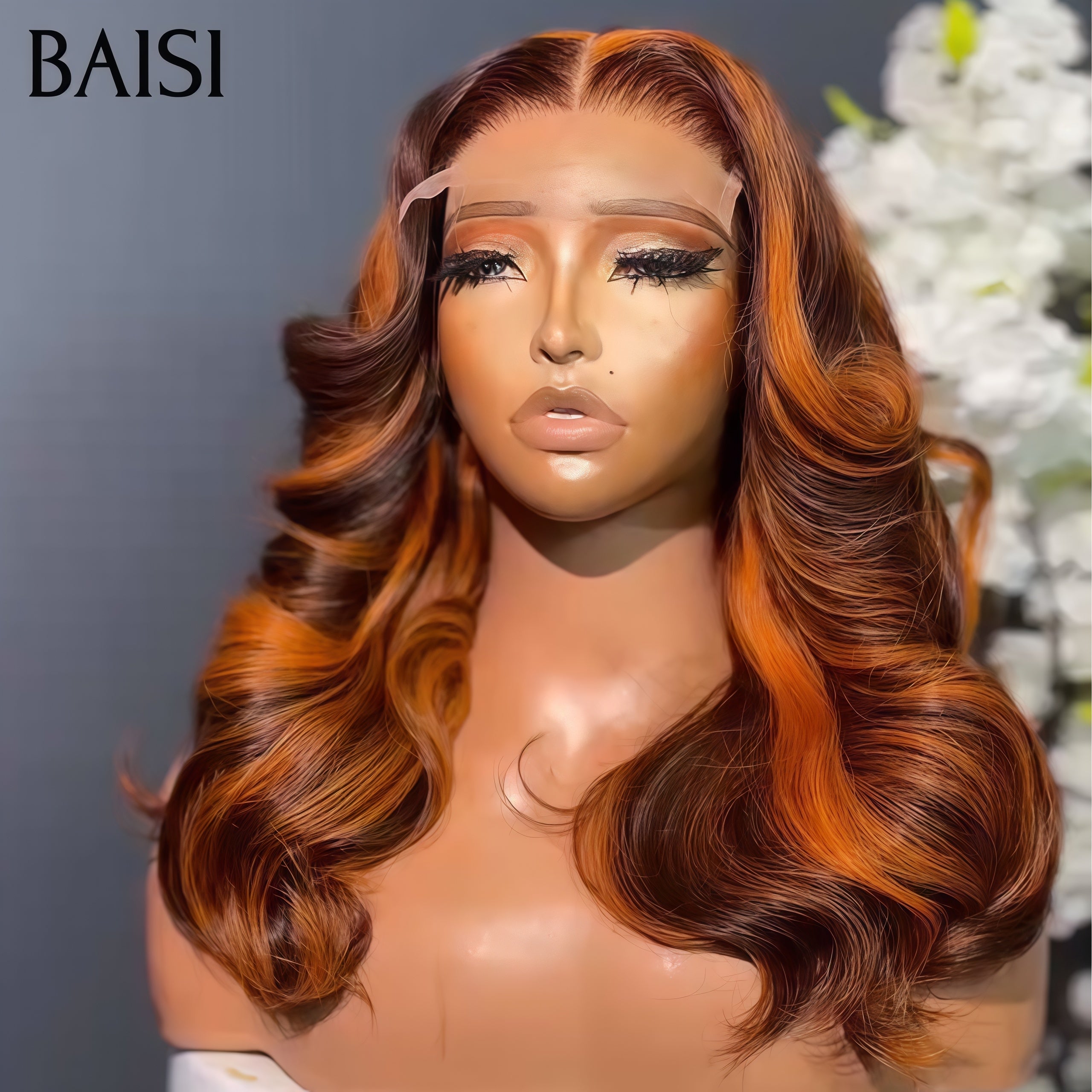 BAISI 1 Chioma 68€ + 1 BOB 0€ Pixie 13x4 Lace finger wave et Sans Colle ou 4X4 lace closure Perruque Bouclée Egg Wave 90€ Moitié Prix en couleur marron mixte orange En 100% Cheveux Humains