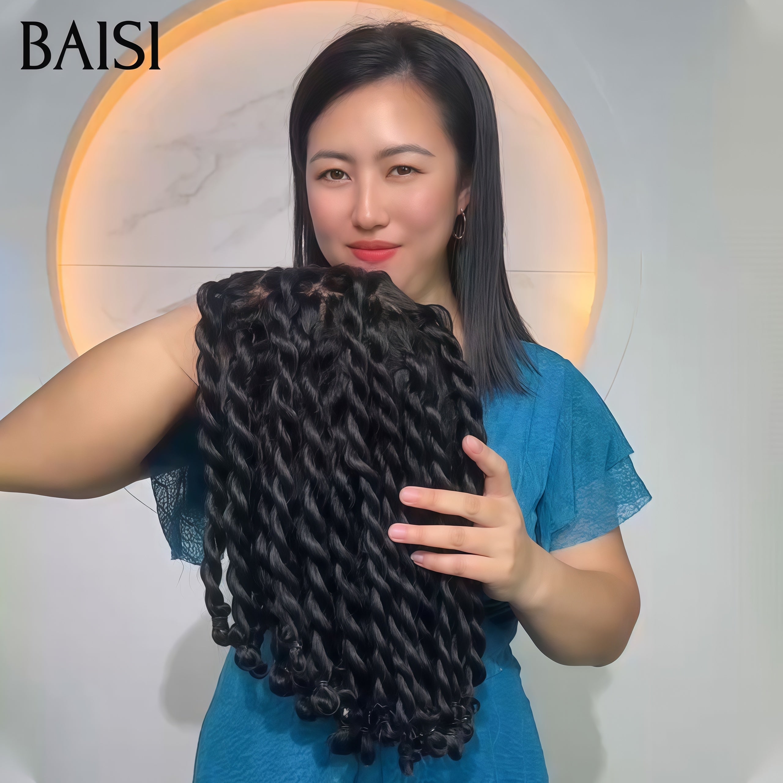 BAISI Full Lace Synthetic Hair Braid