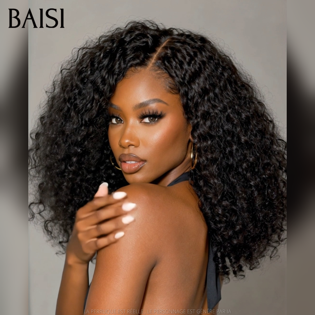BAISI PROMO Offre spéciale 13X4 lace frontal Perruques curly wave 18 pouces 85€ Seulement en 100% vrais cheveux humains En France TVA 0€ Livraison 48H