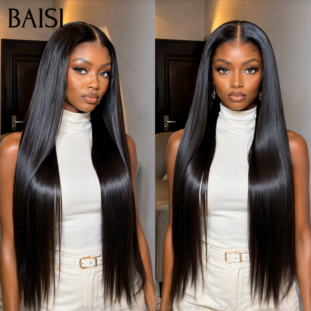 BAISI Promo 13x4 Lace Perruque Lisse 20 Pouces 88€ Prix Inédit Ou 2 Perruques 188€ Livraison Gratuite 48H PRIX GROSSITE lace frontal Lisse et Body wave 20 Pouces en France en 100% Cheveux Humains