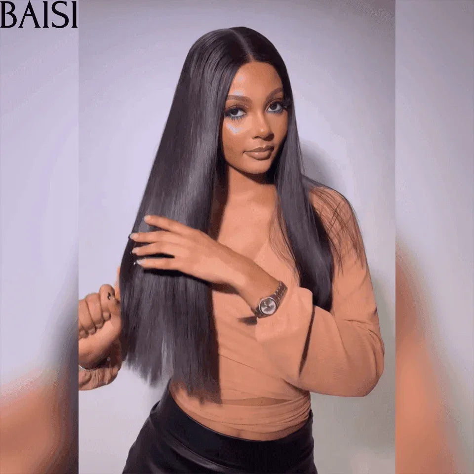 BAISI Lote de 6 perucas acessíveis 520 Euro em 100% cabelo humano Modelo personalizado de boa qualidade em madeixas brasileiras e indianas em promoção Código: VIP100