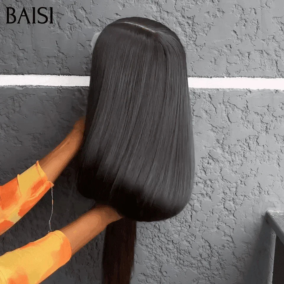 BAISI 4 Perucas 639€ Desconto com promoção de luxo 250% Densidade de luxo em 100% cabelo humano verdadeiro MP50