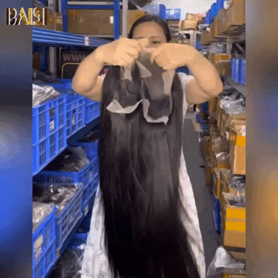 BAISI Frontal 13X6 peruca Lisa 20 ou 30 polegadas metade do preço em 100% cabelo humano