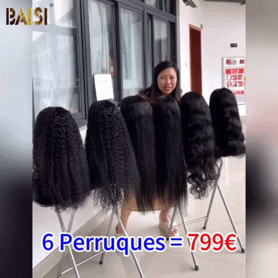 BAISI Parrucche 6 Parrucche 4X4 da rivendere 799€ in 100% capelli umani veri