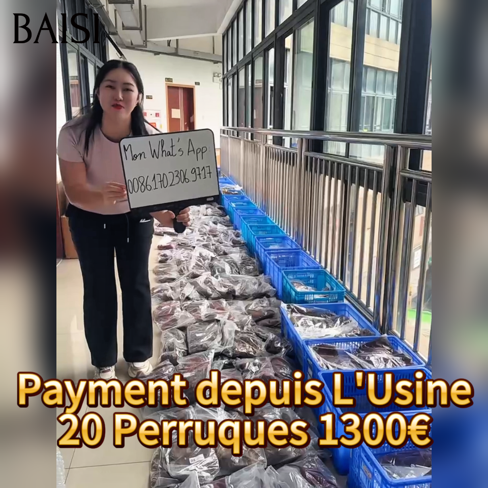 BAISI 20 Perruques 1300€ Facile à Revendre PROMO Prix Grossite en 100% Cheveux Humains