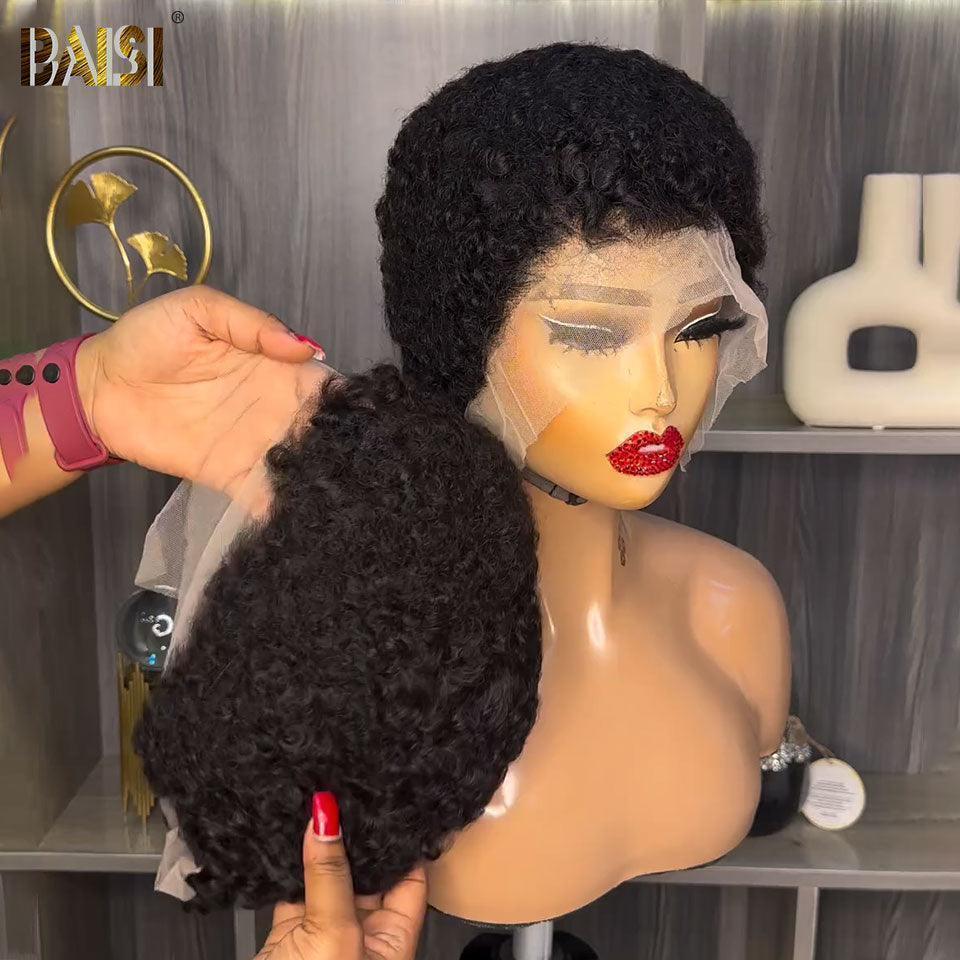 BAISI Pixie avec Frontal 4C hairline PROMO 69€ ou Afro sans solle 49€ en 100% Vrais Cheveux Humains #905