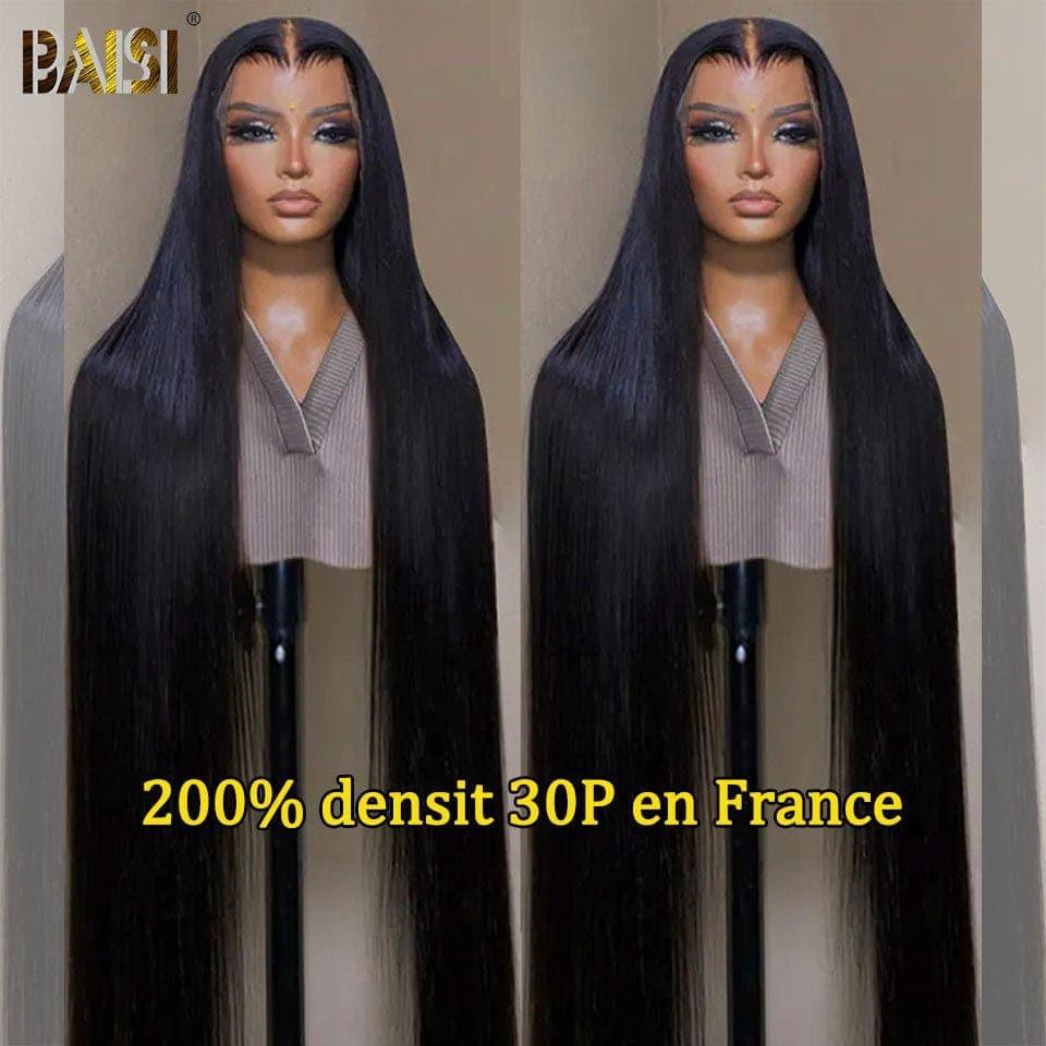 BAISI Acquista almeno 2 parrucche al prezzo di fabbrica fornitore 13X4 frontale parrucca troppo lunga liscia in 100% capelli umani