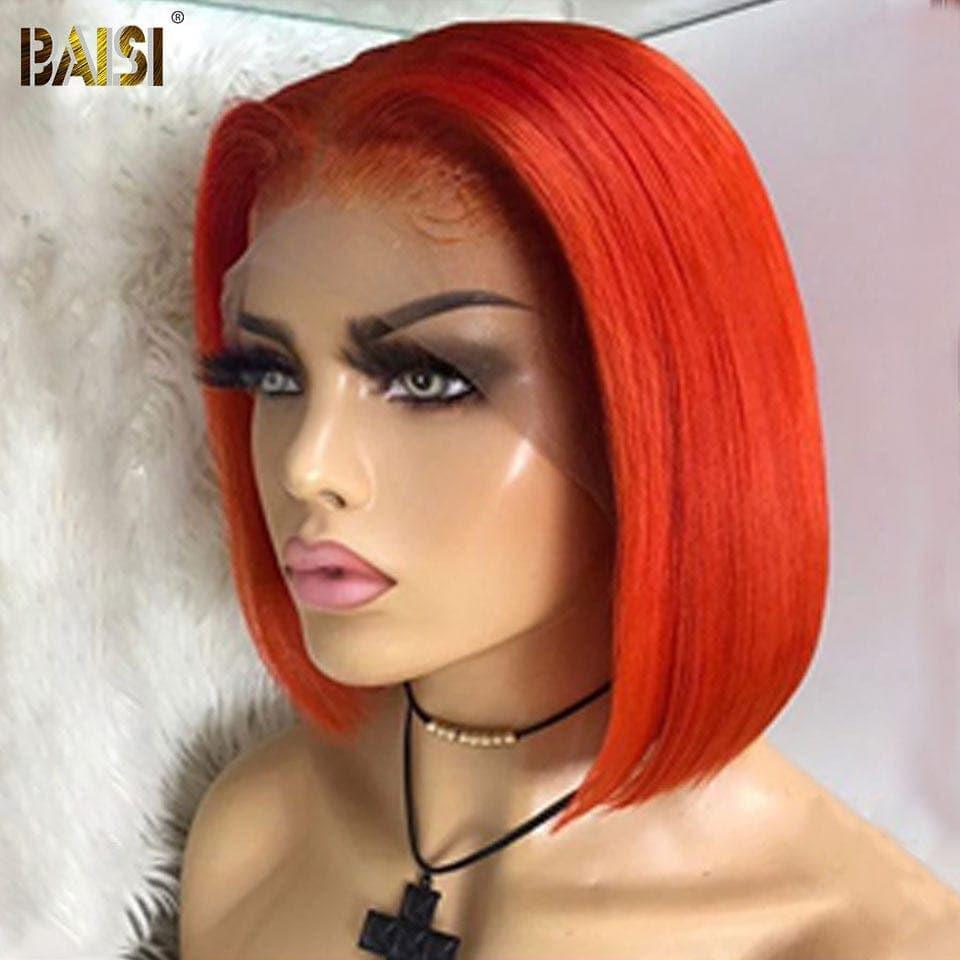 BAISI Compra 1 + 1 Gratis = 156€ 4x4 pizzo onda ad acqua 2 colori o 6 Parrucche Saldi 496€ in 100% capelli umani veri