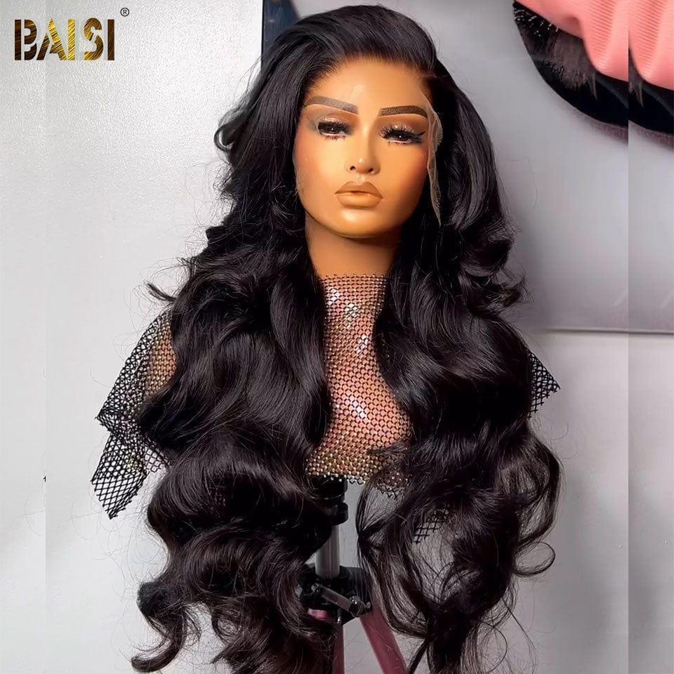 BAISI Frontal 13x6 Peruca Body Wave 24 Polegadas Em Promoção com CÓDIGO em 100% Cabelo Cru D 238€