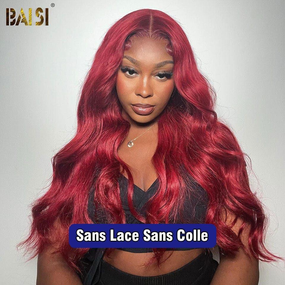 BAISI Acquista minimo 2 parrucche al prezzo di fabbrica fornitore 13x4 Lace Frontal Parrucca Body Wave Rossa Senza Colla Lace già tagliata Facile da Indossare in 100% Capelli Umani (Nessun Codice Necessario)