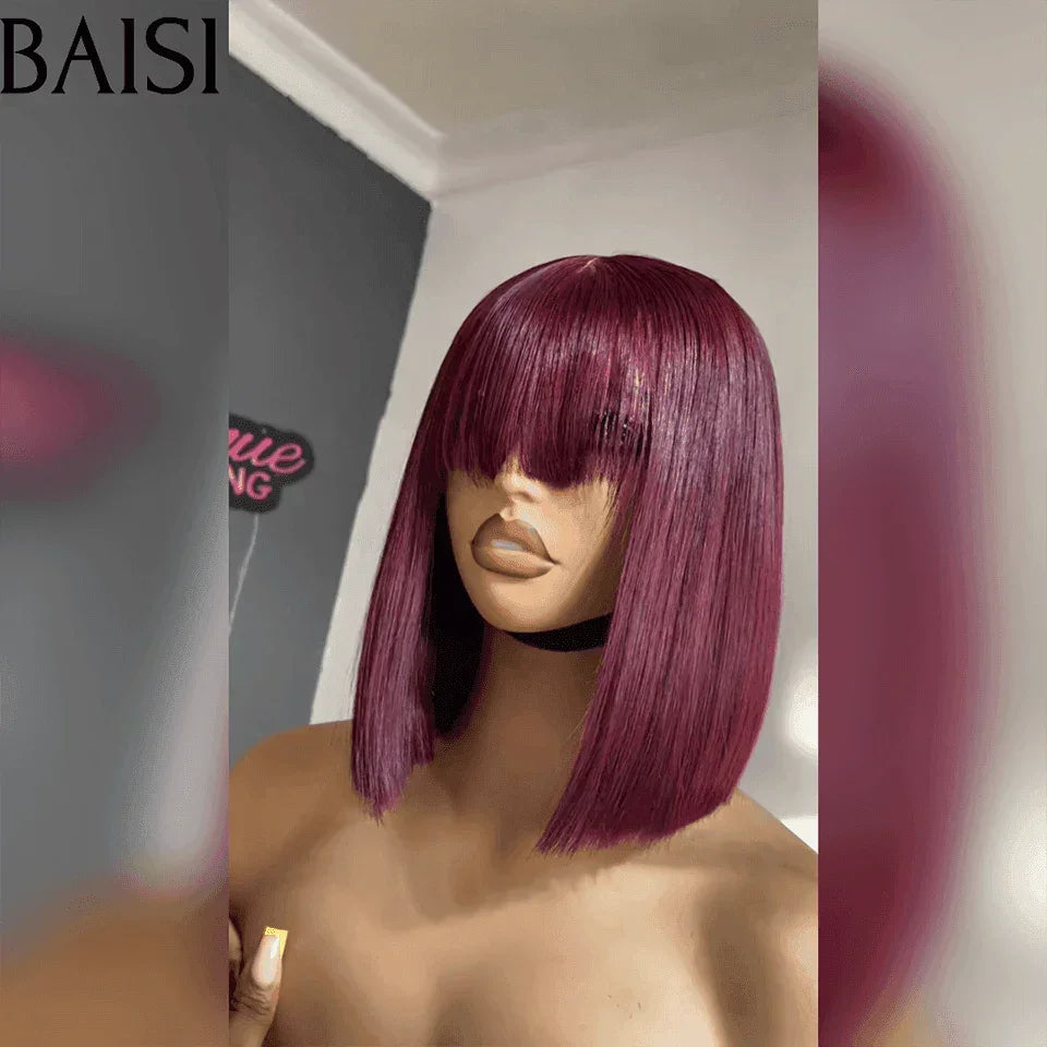 BAISI vendita lampo 2 parrucche 150€ PROMOZIONE in 100% capelli umani veri (nessun codice necessario)