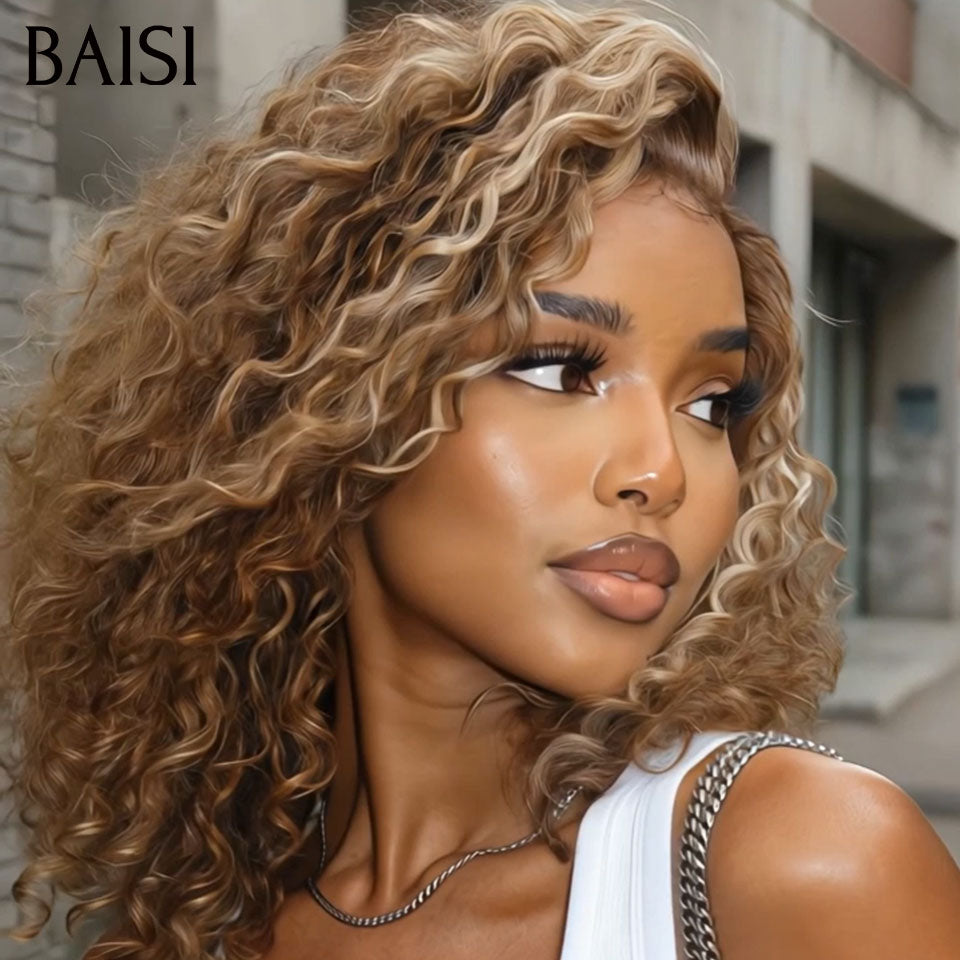 BAISI PROMOTION 1 couleur mixte 4/27 blonde miel ou 3 Perruques Prix en Gros 275€ 100% vrais cheveux humains
