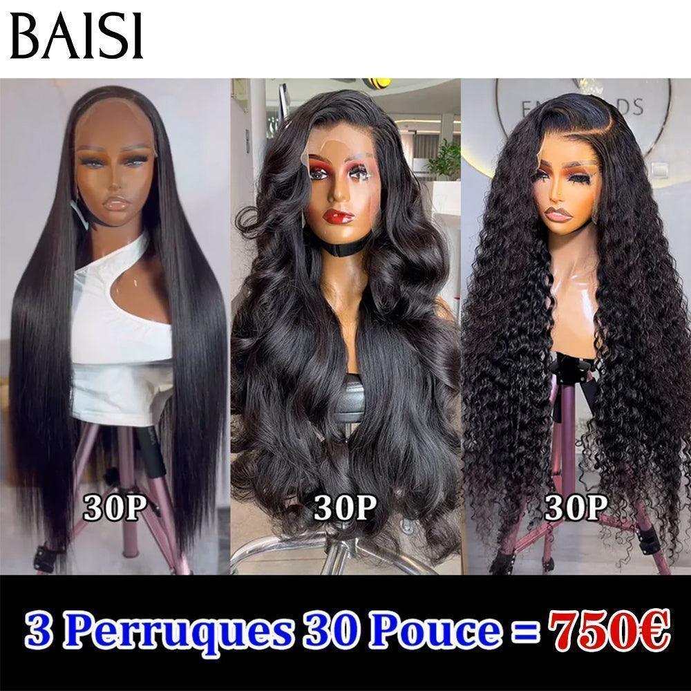 BAISI 13X4 lace frontal deep wave 28 pouce + 1 Peigne Electrique gratuite = 199€ ou 4 Perruques 30 pouces 915€