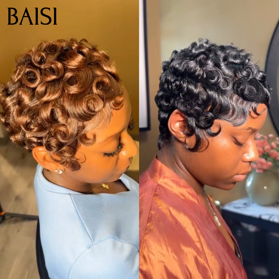 BAISI Perruque Chioma Noir 45€ ou Chioma Marron 55€ 6Pouces Qualité Impeccable Très Populaires en 100% cheveux humains