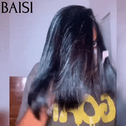 BAISI 15A SDD BONE STRAIGHT 300% density 13X4 Luxury Straight bob A1 Wigs Made by double drawn hair