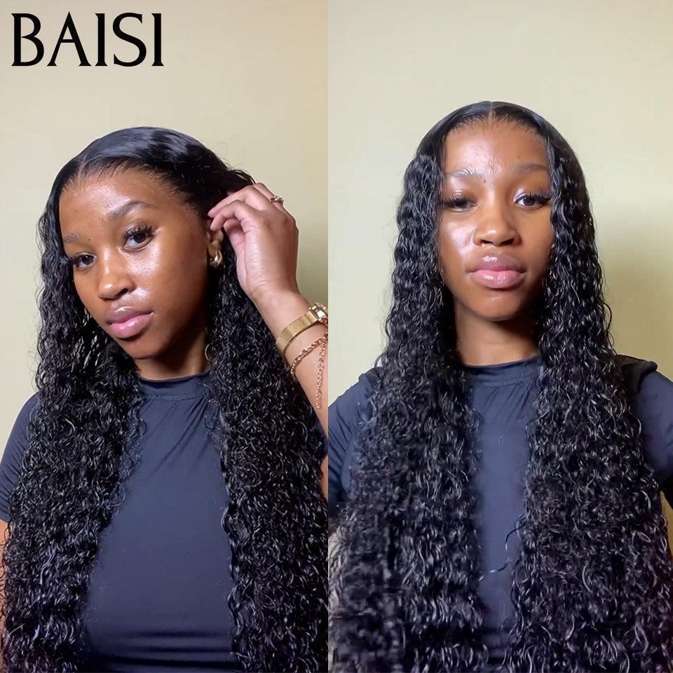 BAISI Compre 2 perucas no mínimo ao preço de fábrica do fornecedor em França, IVA 0€; chegada em 48H, peruca Curly Lace Frontal 13x6 em 100% Raw Hair