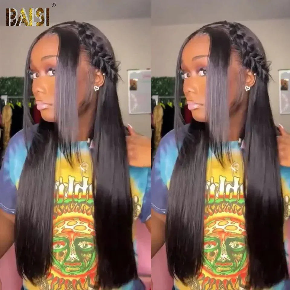 BAISI RAW HAIR peruca lisa 13x6 com mais de 10 anos de uso e muito bem cuidada