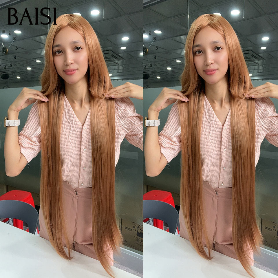 BAISI 2 Perruques au Choix Pixie Curly 10Pouces Raw Hair Sans Lace 79€ Ou Perruque Longue 40 pouces en Lace Frontal 13x4 En Blended Hair 99€ Promotion Moitié Prix Code MP50