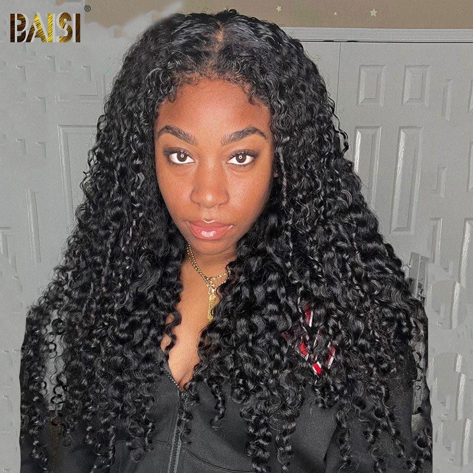 Parrucche ricci birmani di lusso A1 BAISI 13X4 Realizzate con doppio volume di capelli vergini disegnati, densità del 250% più di 20 anni di utilizzo